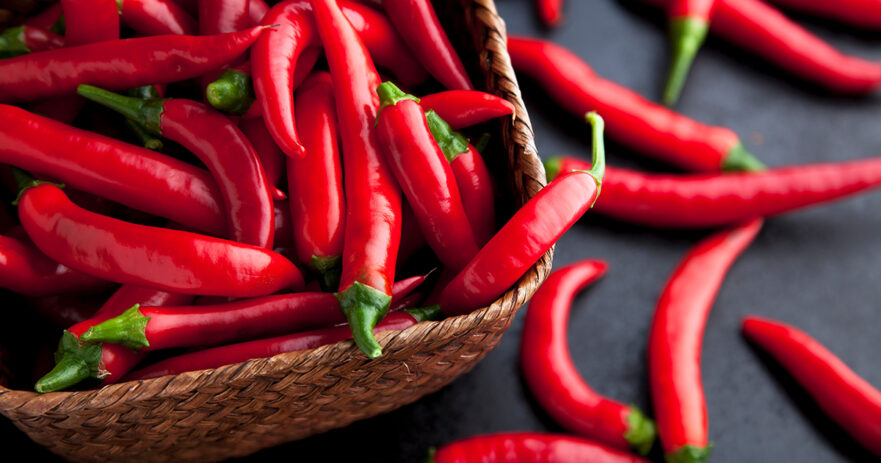 Health benefits of eating hot peppers