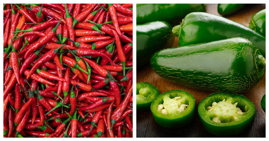 Cayenne vs jalapeño