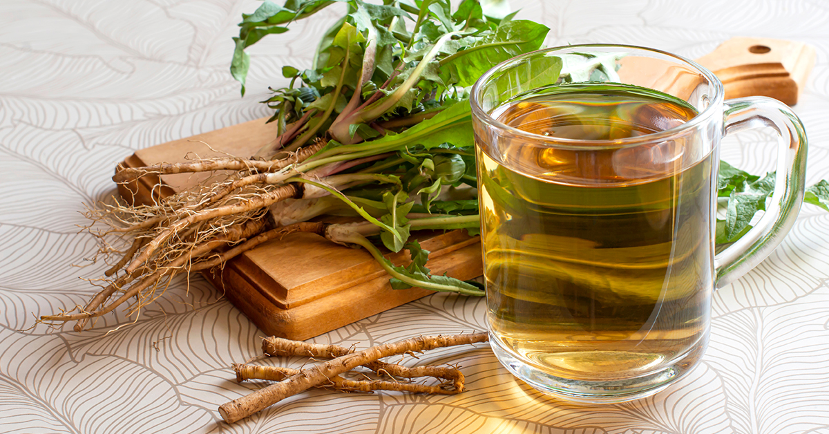 Dandelion root tea