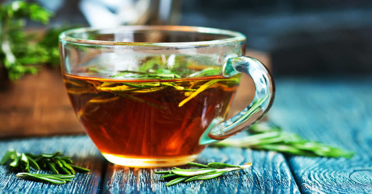 Rosemary and nettle tea