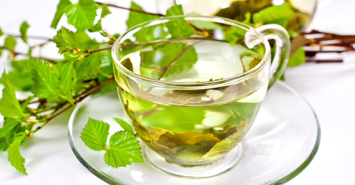 Birch tea for kidney detoxification