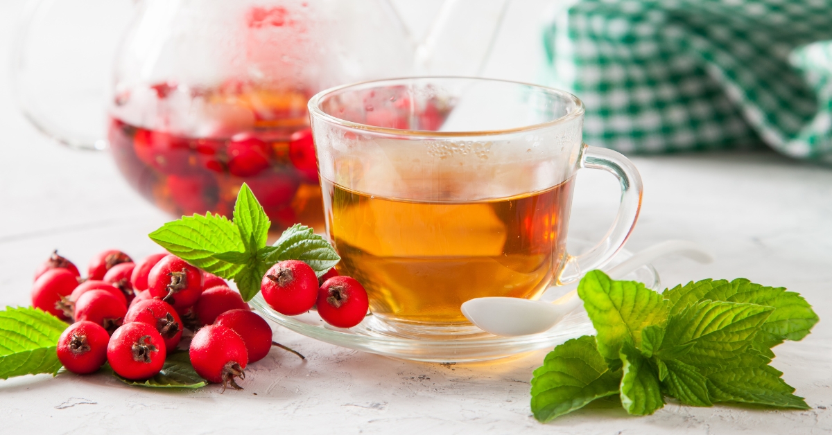 Motherwort and linden tea