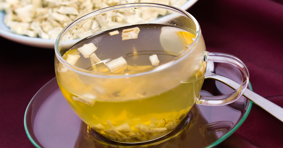 Tea for acid reflux relief