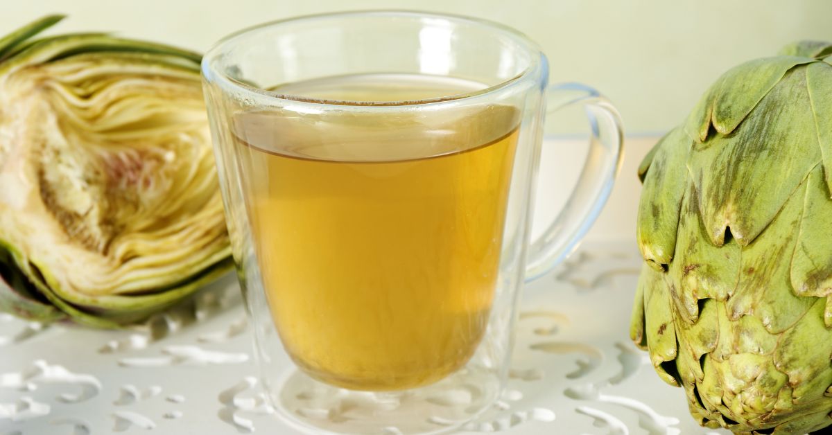 Artichoke tea for liver detox