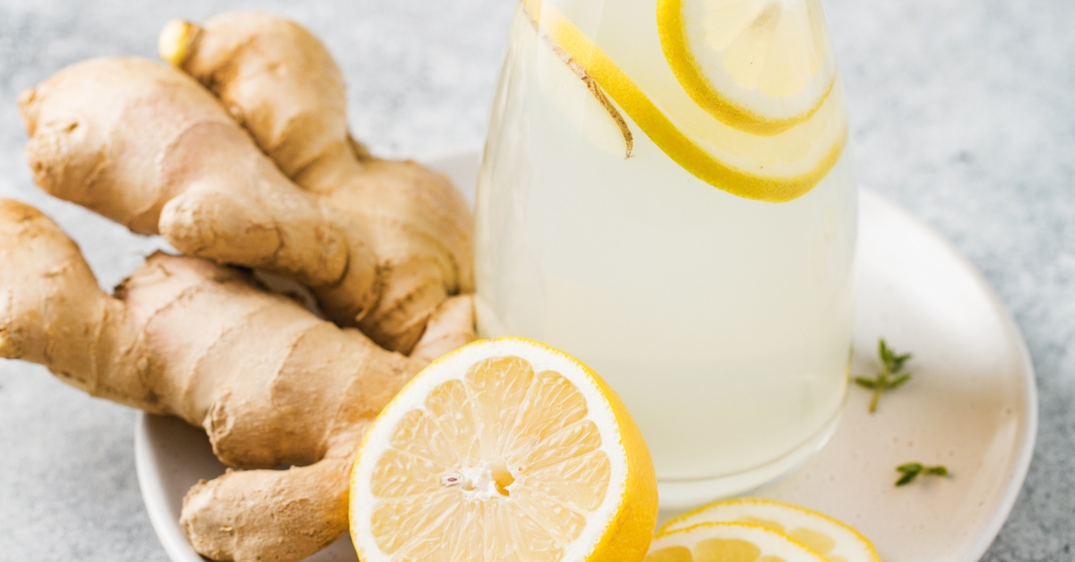 Herbal tonic with ginger