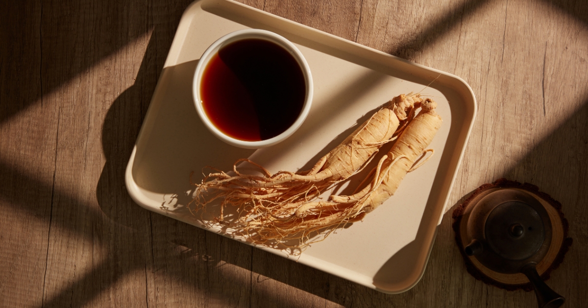 Ginseng herbal tea