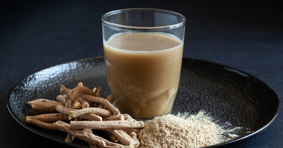 Fertility improving drink with ashwaganda root