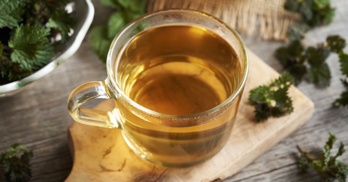 Nettle and turmeric tea