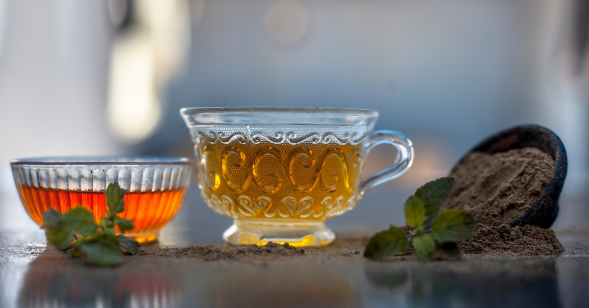Herbal tea for thyroid support