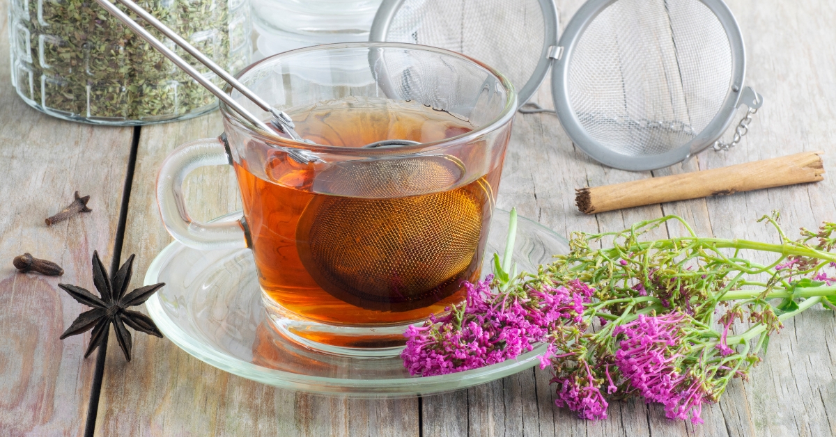 Herbal tea for better sleep