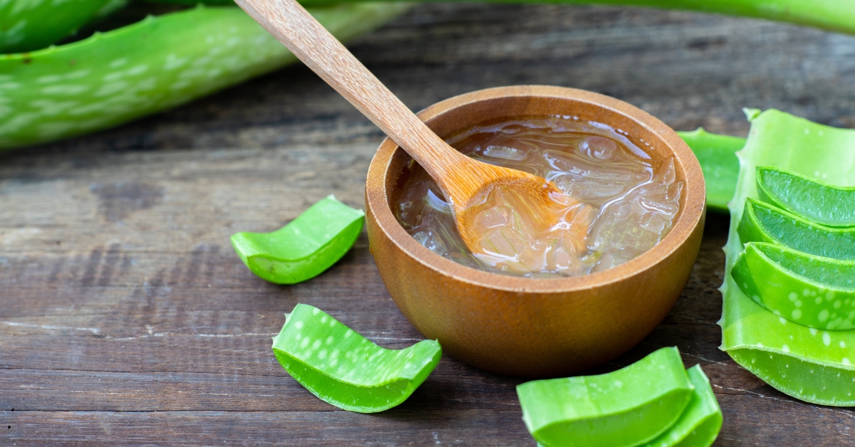 Aloe vera herbal gel for skin