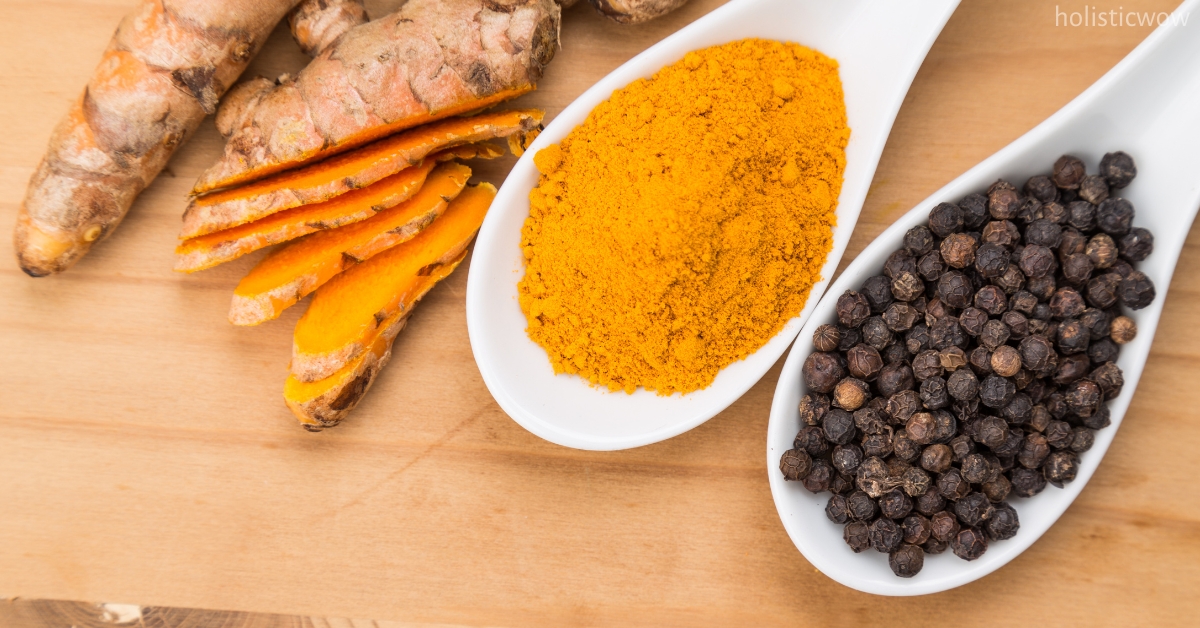 Turmeric and black pepper