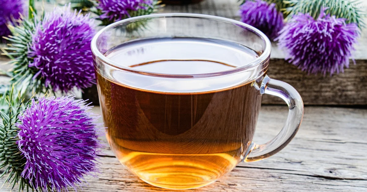 Antioxidant properties of milk thistle tea